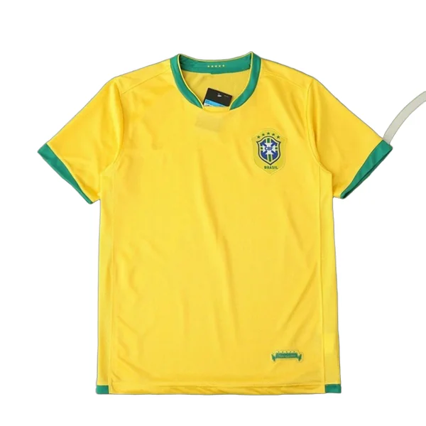 2006 season Brazil home retro Fan version