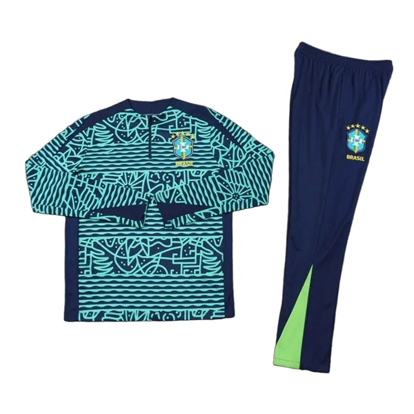 2425 Brazil Lake Blue Training suit set
