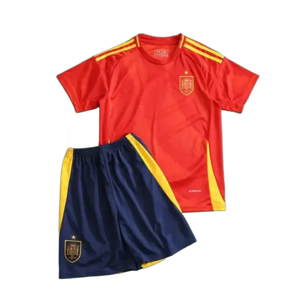 2024 UEFA Spain home Kids kit