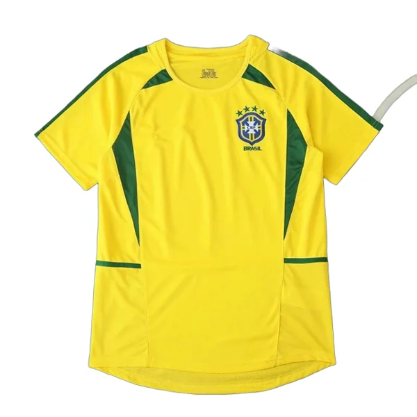 2002 season Brazil home retro Fan version