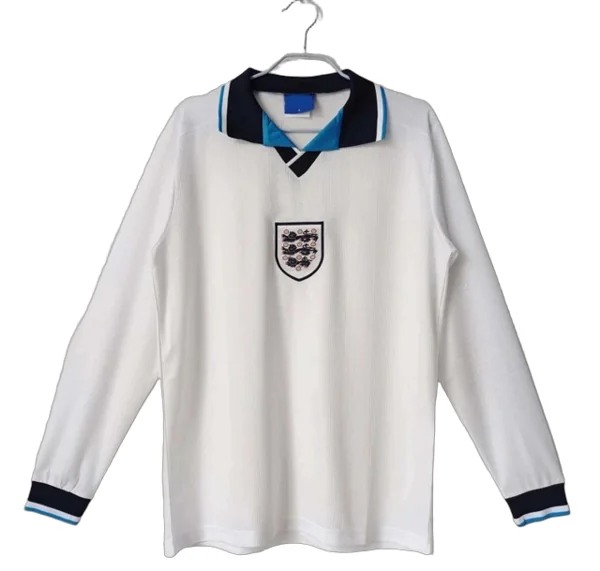 1996 season England home Long sleeved Retro Fan version