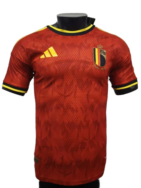 2026 World Cup Belgium Home Jersey Player Version