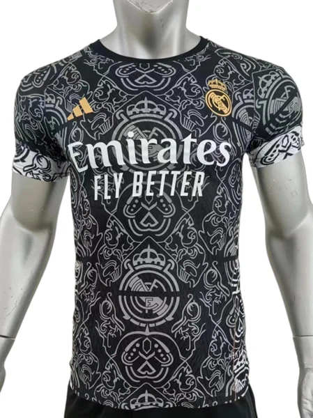 2425 Black Real Madrid Special Edition Jersey Player Version