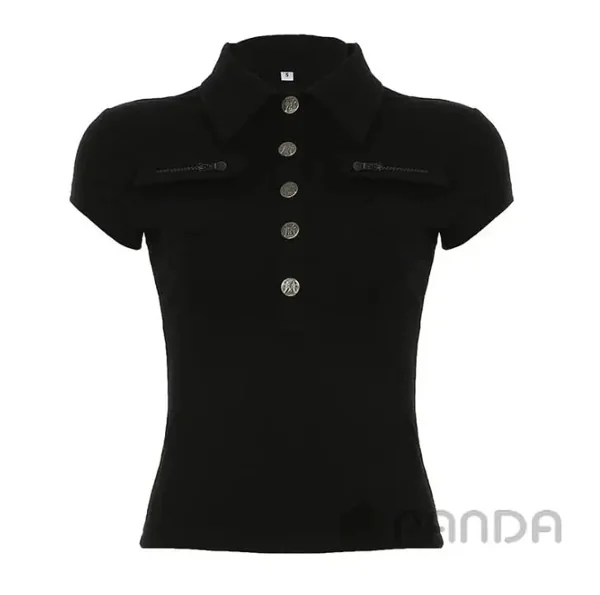 Retro stand-up collar short style