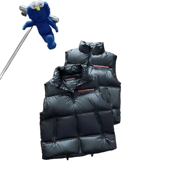 Prada Re-Nylon Linea Rossa Down Puffer Vest