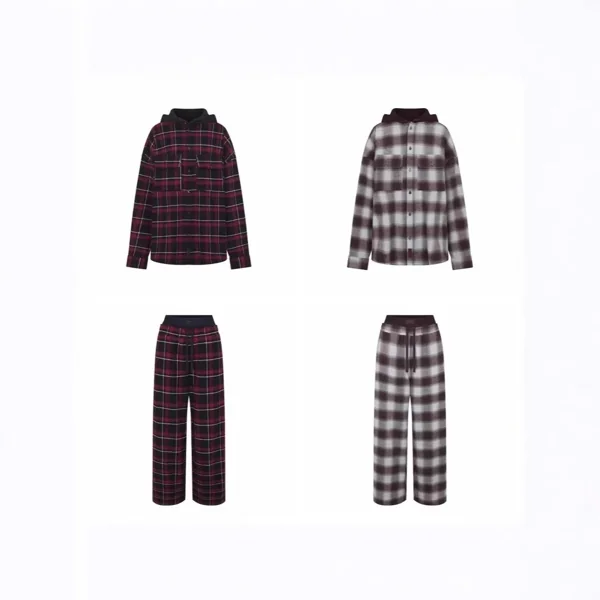 Oversized Double Waisted Pijama Pants