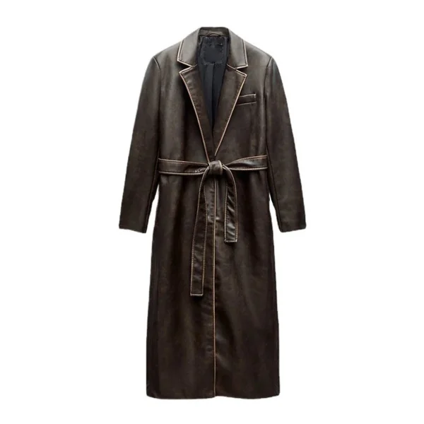 Zara Leather Coat